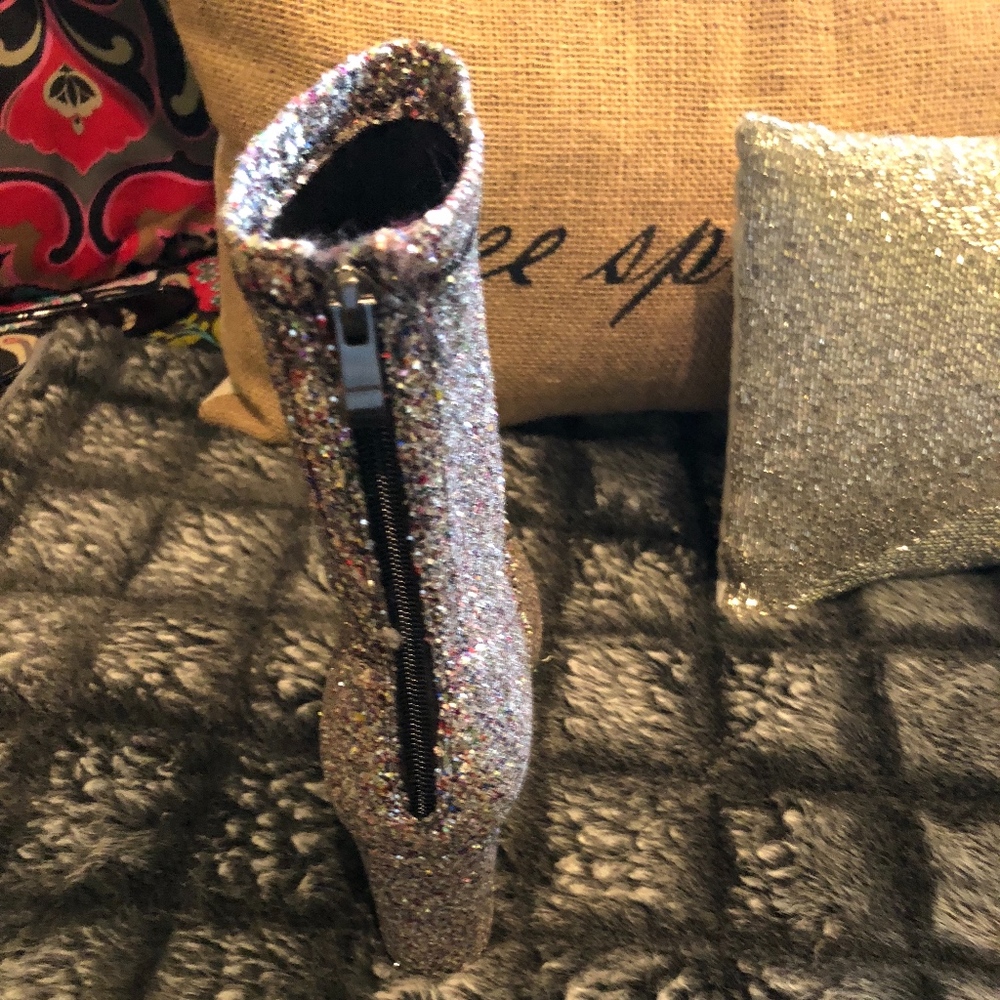 River Island Multi-colored Glitter Bootie